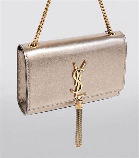 ysl satchel kate|KATE TASSEL SMALL IN METALLIC LEATHER .